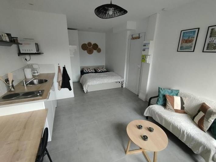 Appartement de vacances pour 2 personnes, avec Balcon ainsi que Terrasse et Jardin à Béthune
