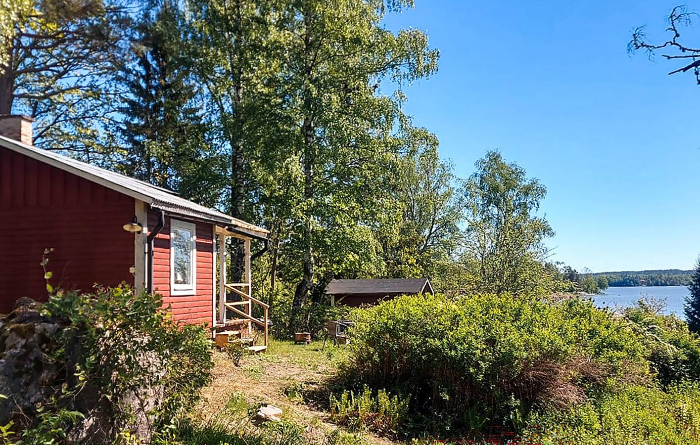 Ferienhaus für 4 Personen mit Terrasse in Hjälmaren