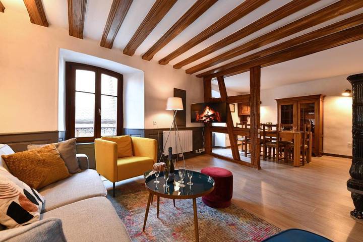 Apartamento de vacaciones para 6 personas, con vistas y jardín - 1