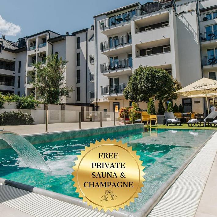 Hotel für 2 Personen, mit Whirlpool und Garten sowie Sauna und Pool - 1