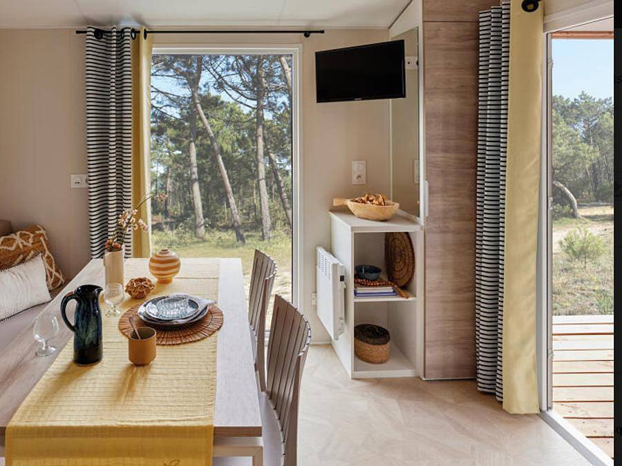 Camping Du Vieux Verger Ty Noul - Mobilhome 4 personnes - Mobilhome Privilege - Reinette - 2 chambres - Dimanche in Névez, Côte de Cornouaille
