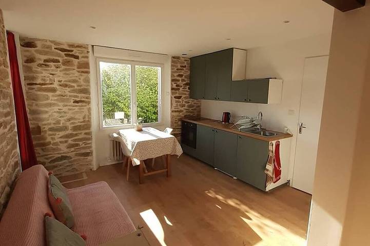 Appartement de vacances pour 4 personnes, avec jardin