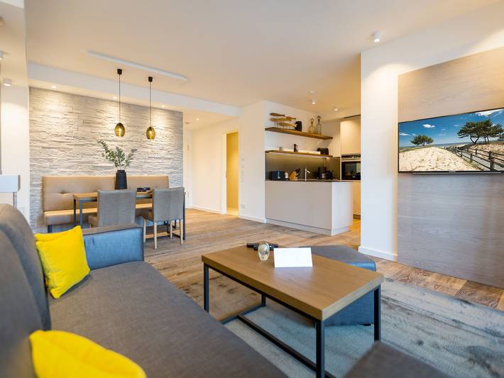 Ferienwohnung für 2 Personen, mit Balkon und Sauna in Bansin