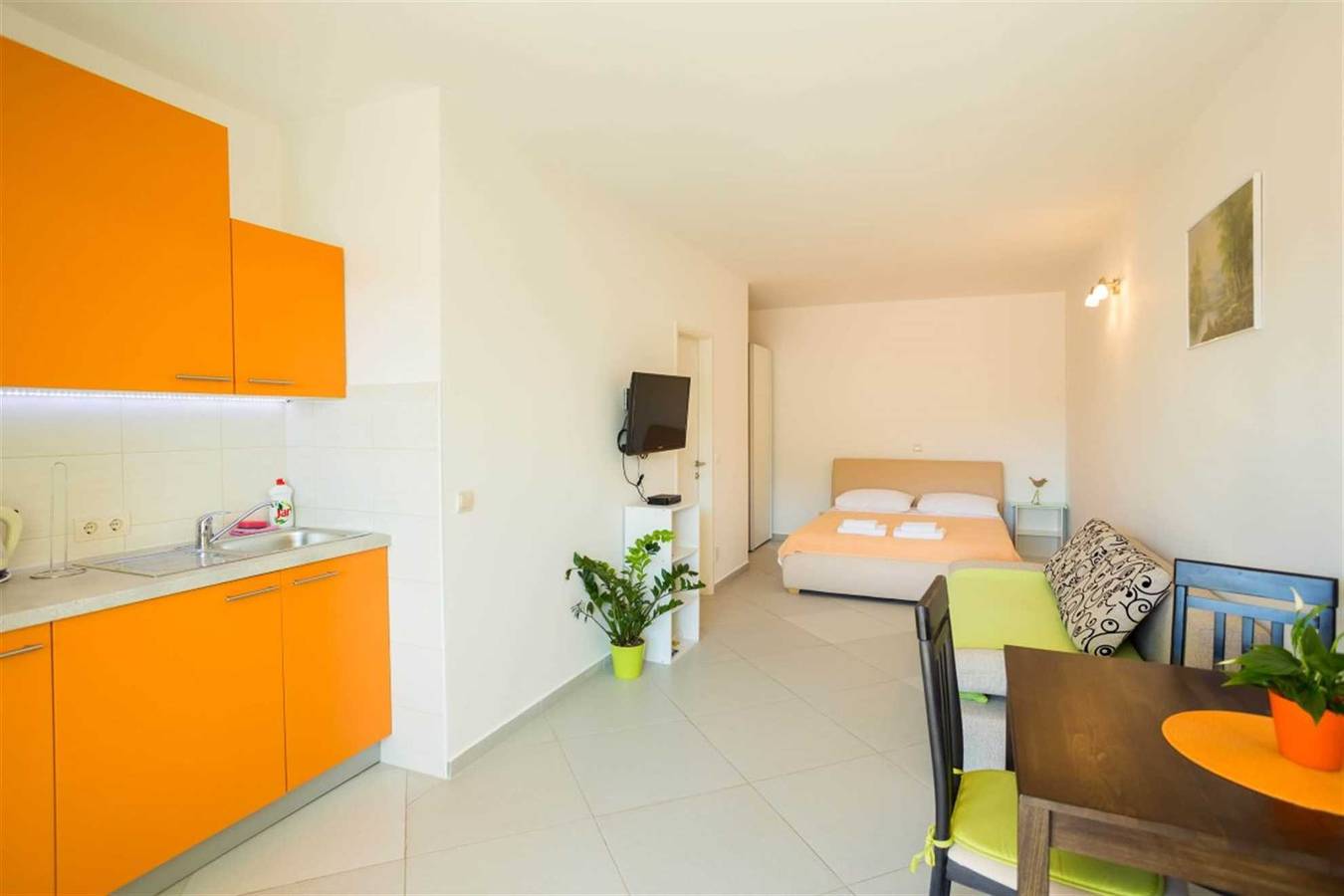 Estudio entero, Estudio para 3 personas con terraza in Dubrovnik, Grad Dubrovnik