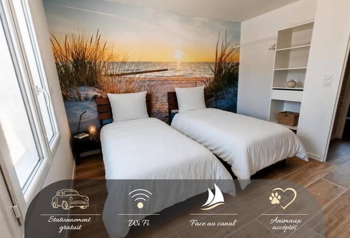 Appartement de vacances pour 4 personnes, avec terrasse, animaux acceptés