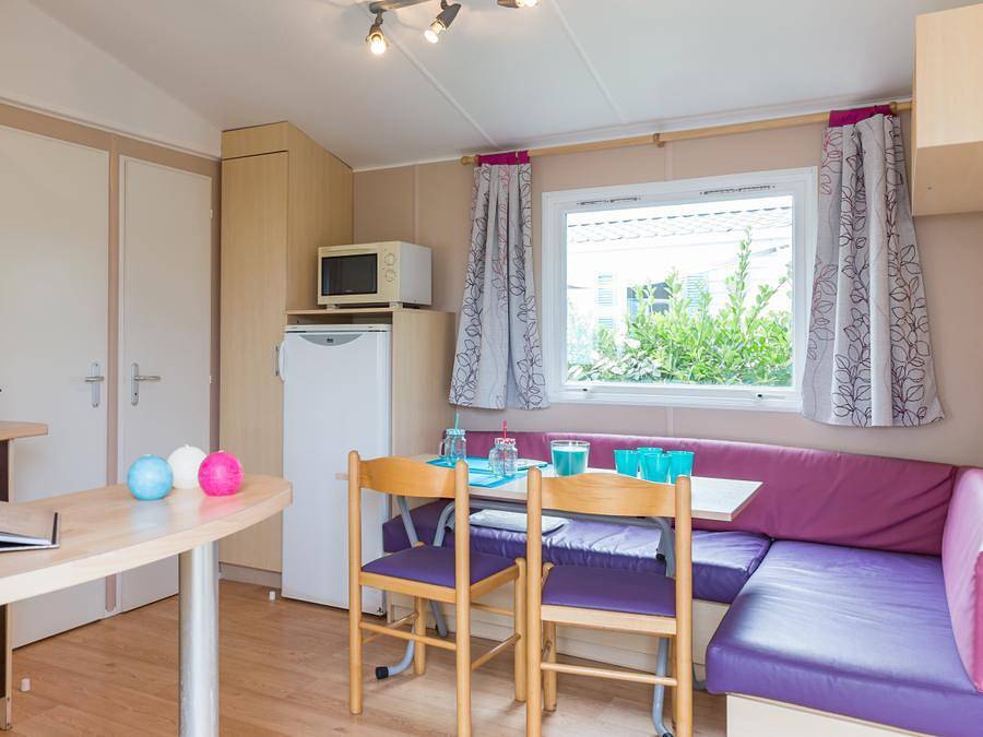 Camping Le Chaponnet - Mobilhome 4 personas - Cottage Tropical - 2 habitaciones ** (en francés) in Brem-sur-Mer, Valle del Loira