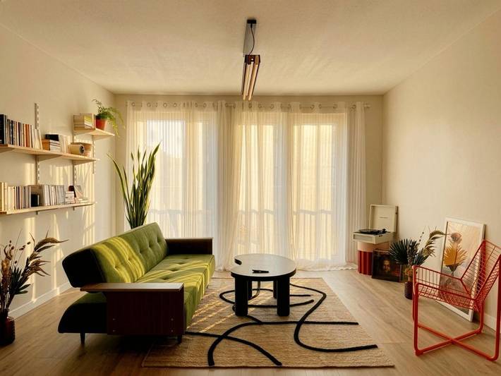 Gîte pour 3 personnes, avec Balcon ainsi que Terrasse et Vue dans Theatre De Verdure Albi