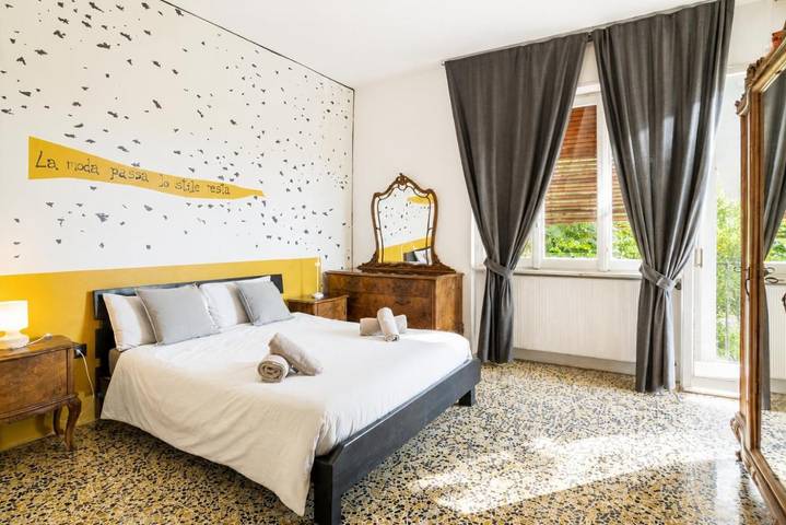 Gîte pour 6 personnes, avec vue ainsi que vue sur le lac et jardin à Maslianico - 2