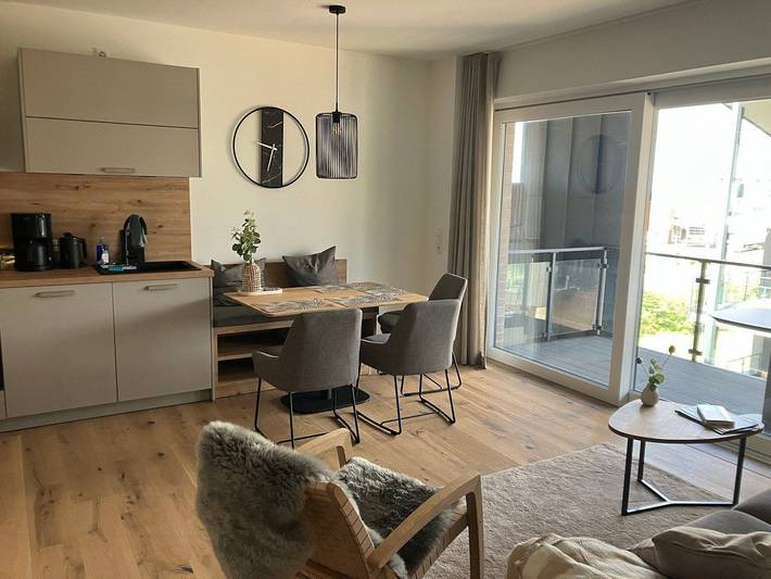 Ferienwohnung für 4 Personen, mit Balkon und Sauna in Dagebüll