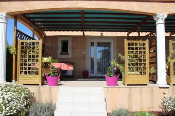 Gîte pour 2 personnes, avec terrasse et jardin à Villelongue-de-la-Salanque