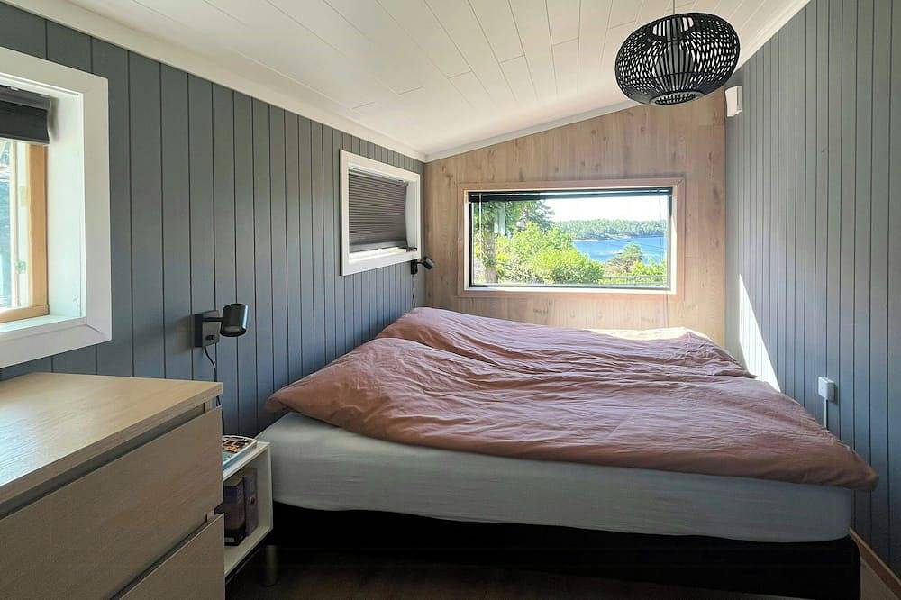 Hütte am Küstenweg mit Sonnenschein den ganzen Tag über in Bamble