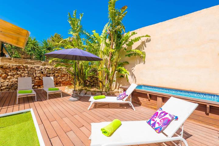 Bonito Mediterraneo - Charmantes Dorfhaus mit privatem Pool und kostenlosem Wlan in Santanyí, Mallorca Süden