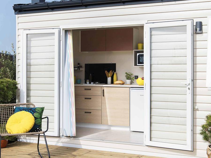 Camping Lou Pantai - Mobilheim 4 personen - Lodge Bois Classic (Samstag/Samstag) in Le Pradet, Toulon Region