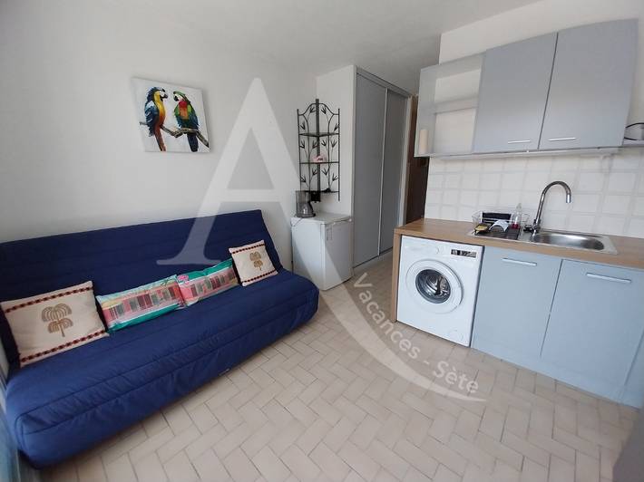 Gîte pour 4 personnes, avec terrasse dans Port de Sète