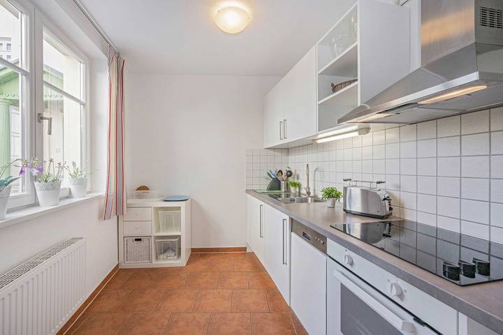 Ganze Wohnung, Ferienwohnung Kanten, mit Terrasse, Hunde Willkommen, nur 500 m bis zum Strand in Drei Kaiserbäder, Heringsdorf
