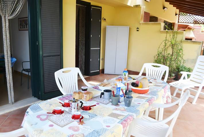 Casa vacanze 'Casa A T Dell Orso Con Veranda' con giardino privato in Torre dell'Orso, Melendugno