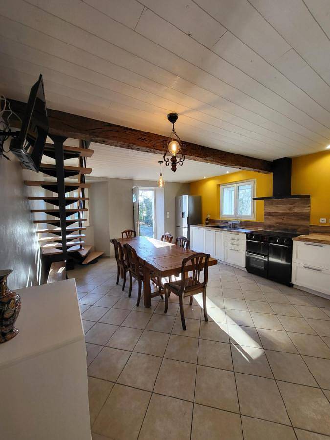 Maison de vacances pour 10 personnes, avec vue et jardin