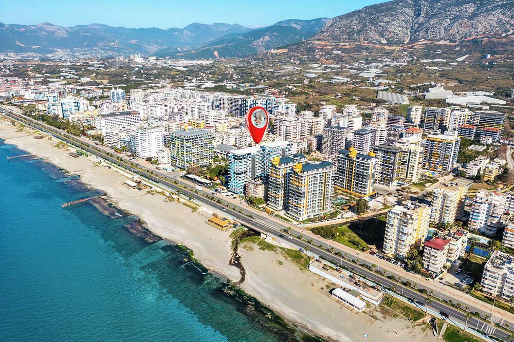 Hel lejlighed, The Blue Tide • 1+1 Apartment • All Bills Included in Alanya, Antalya (provins)