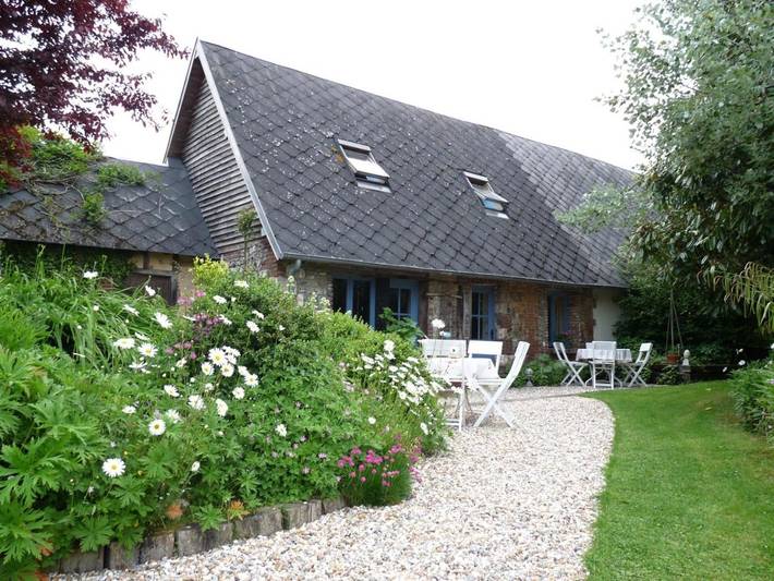 Chambre d’hôte pour 2 personnes, avec terrasse et jardin à Trouville-la-Haule