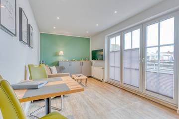 Ferienwohnung für 2 Personen, mit Terrasse und Balkon/Terrasse, kinderfreundlich auf Norderney