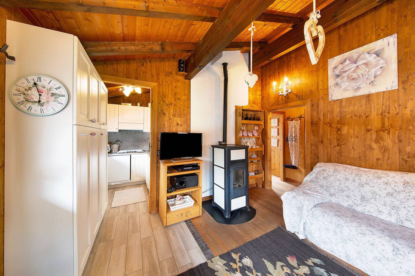 Chalet 'Orserose I Fer Da Stir' mit Bergblick, Gemeinschaftsterrasse und Wlan in Forno di Zoldo, Val di Zoldo