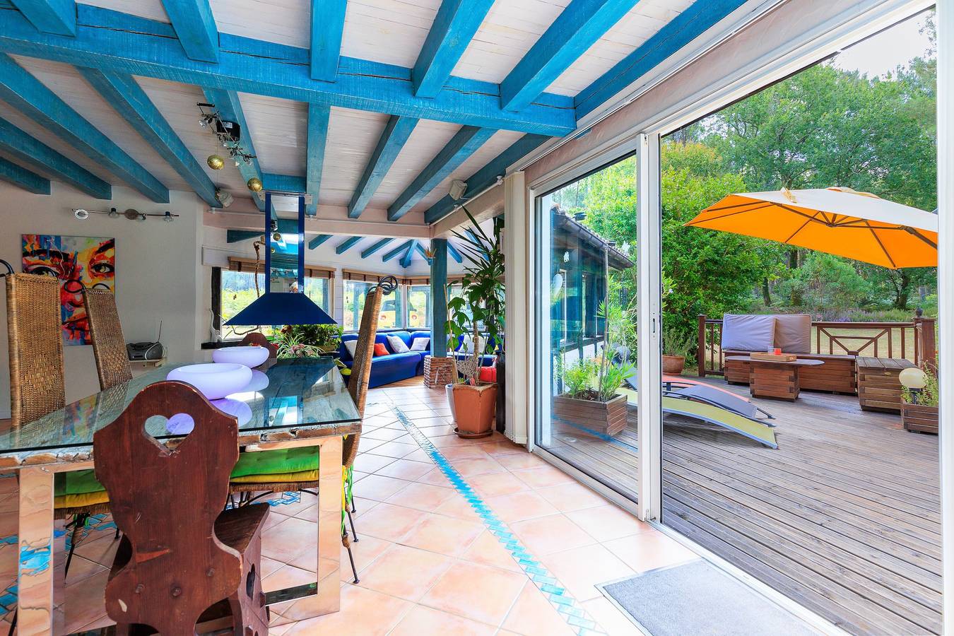 Casa de vacaciones 'Espace, Calme, Confort' con piscina privada, terraza privada y jardín privado in Saint-Michel-Escalus, Côte d’Argent