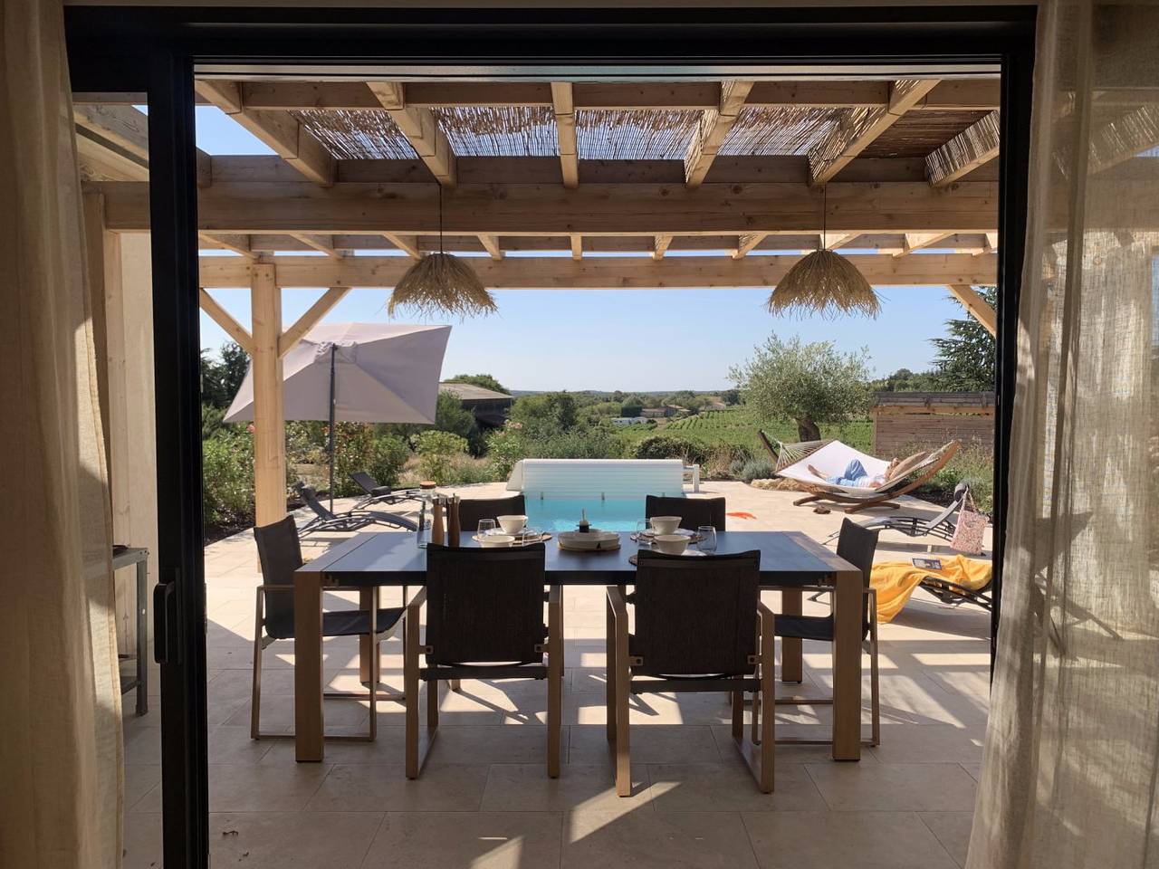 Villa Bélieu Sud Ardèche 4-5 p, piscine privée, clim accès Pmr in Gras, Privas