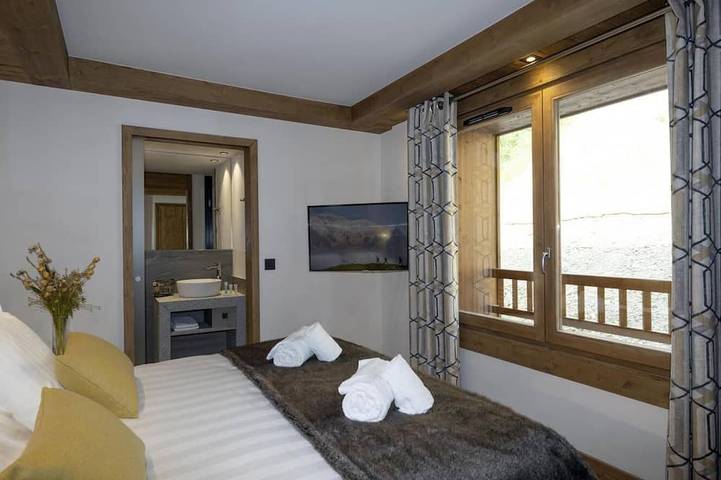 Chalet pour 6 personnes, avec Balcon et Jacuzzi ainsi que Piscine et Sauna à Les Contamines-Montjoie - 4