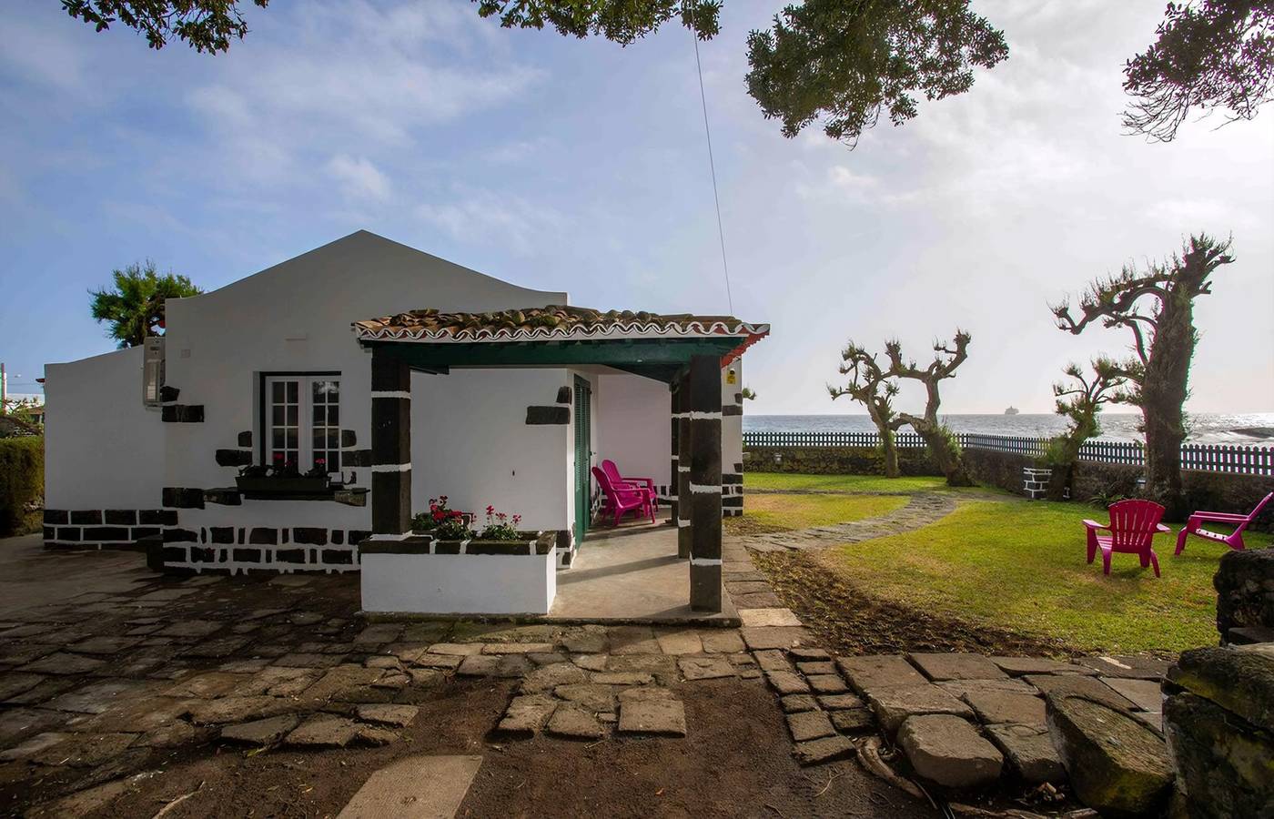 Ferienhaus für 2 Personen mit Terrasse in São Miguel Island, Rosto do Cão (Livramento)