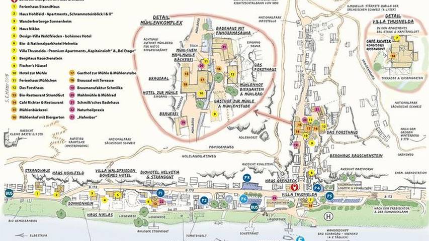 Gîte pour 3 personnes, avec balcon à Bad Schandau - 3