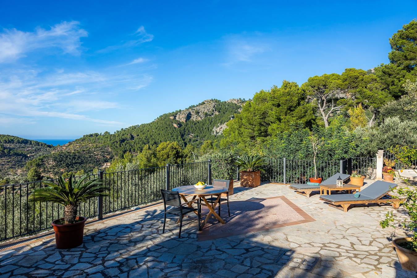 Traumhafte Finca Rural Es Pujol mit Meerblick, Pool, Terrasse, Klimaanlage und Wlan in Sóller, Mallorca Westen