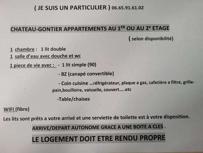 Gîte pour 5 personnes dans Château-Gontier-sur-Mayenne - 2