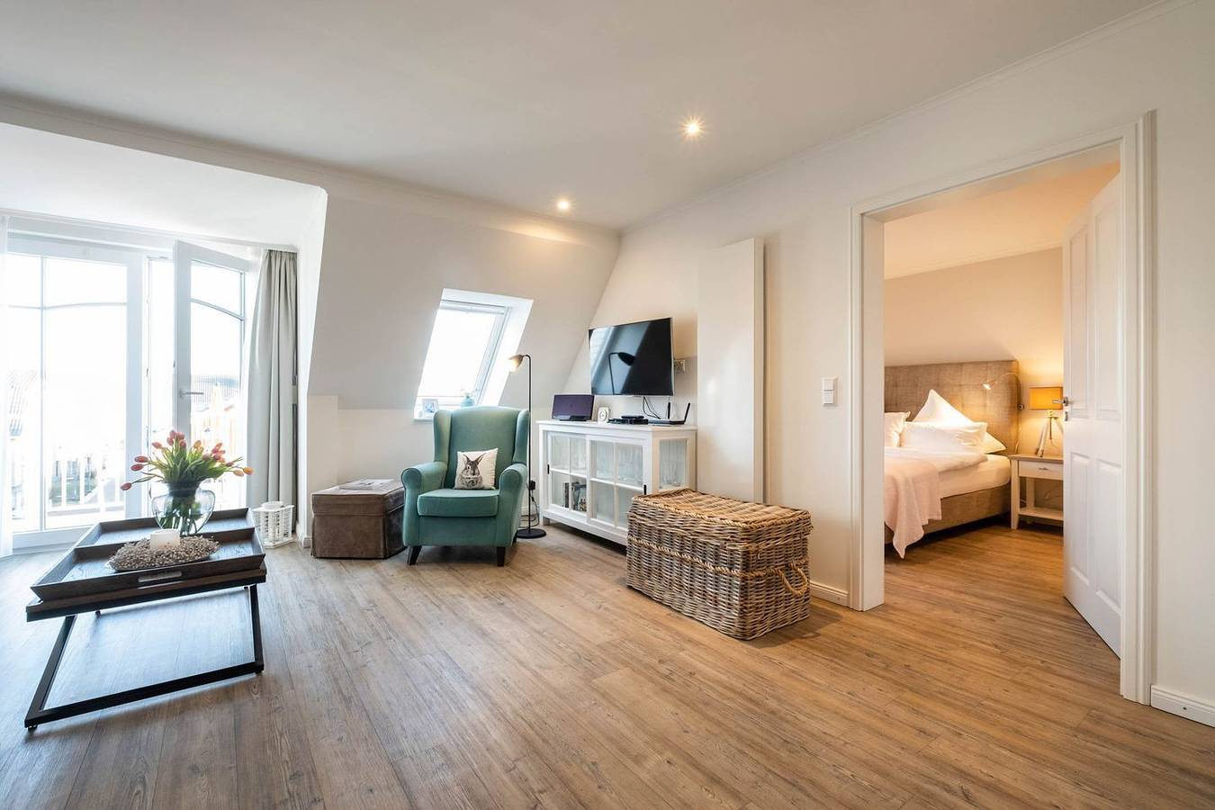 Ganze Wohnung, Weisse Villa - Apartment für 2 Personen am Hafen von Büsum in Hafen Büsum, Büsum