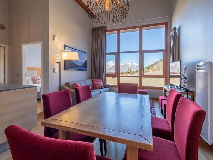 Apartamento entero, Hermoso apt 4 piezas con piscina, spa, gimnasio, parking y WIFI incluido en Arcs 1800 in Arc 1800, Bourg-Saint-Maurice