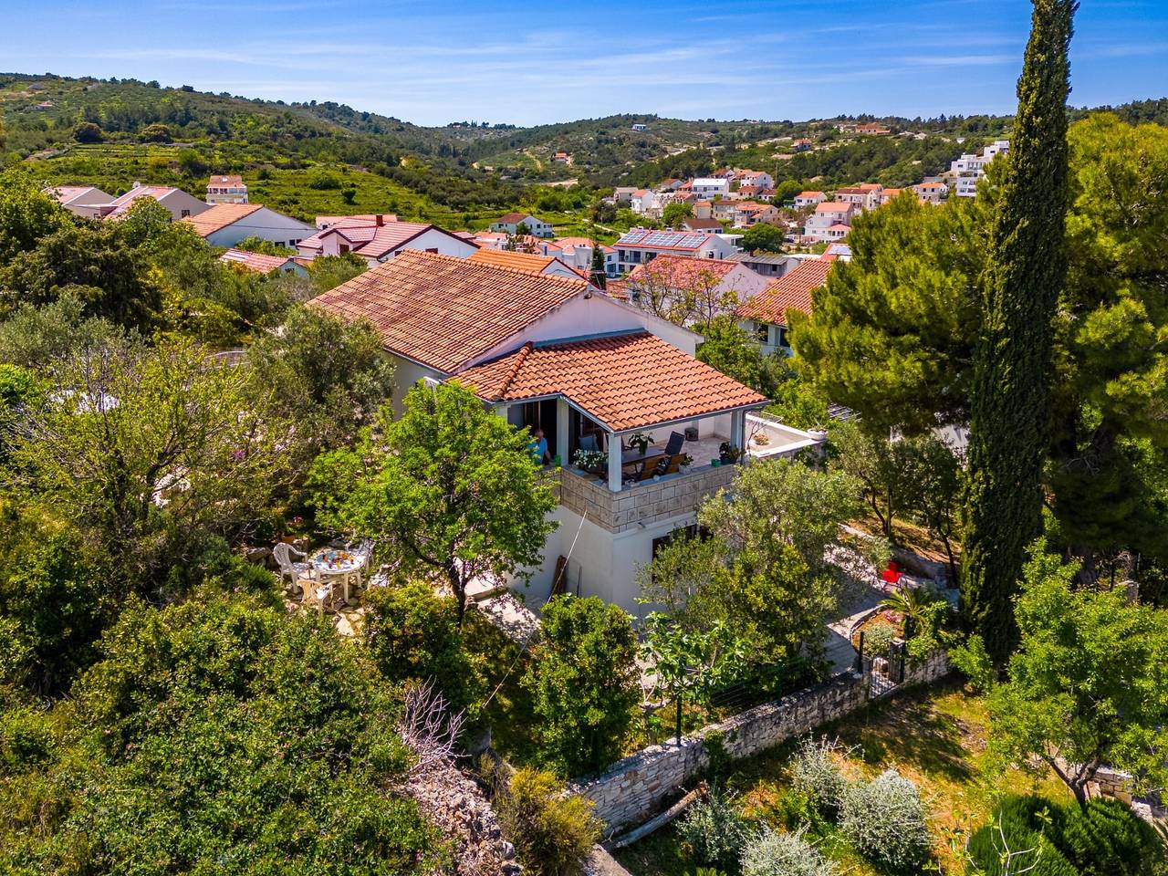 3-Zimmer-Haus mit Terrasse und Meerblick Sutivan (Brac in Sutivan, Brac