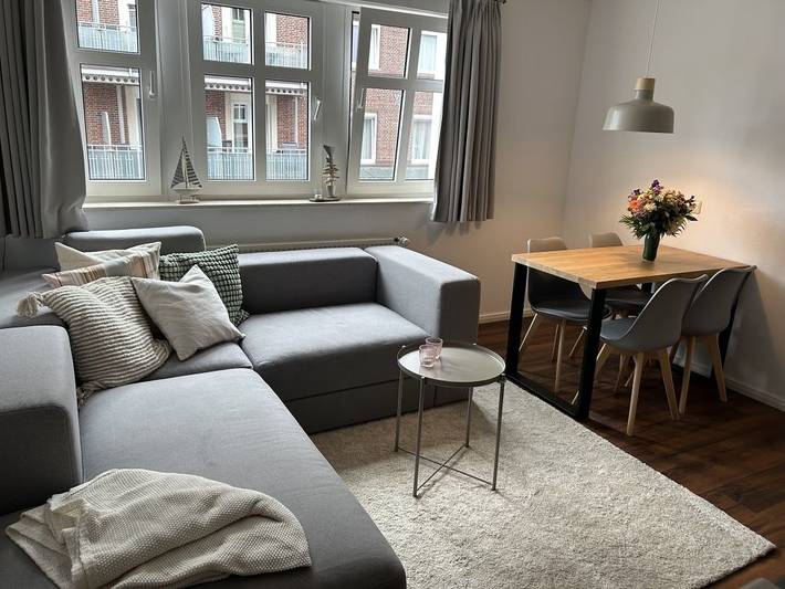 Ferienwohnung für 4 Personen, mit Balkon und Sauna auf Juist
