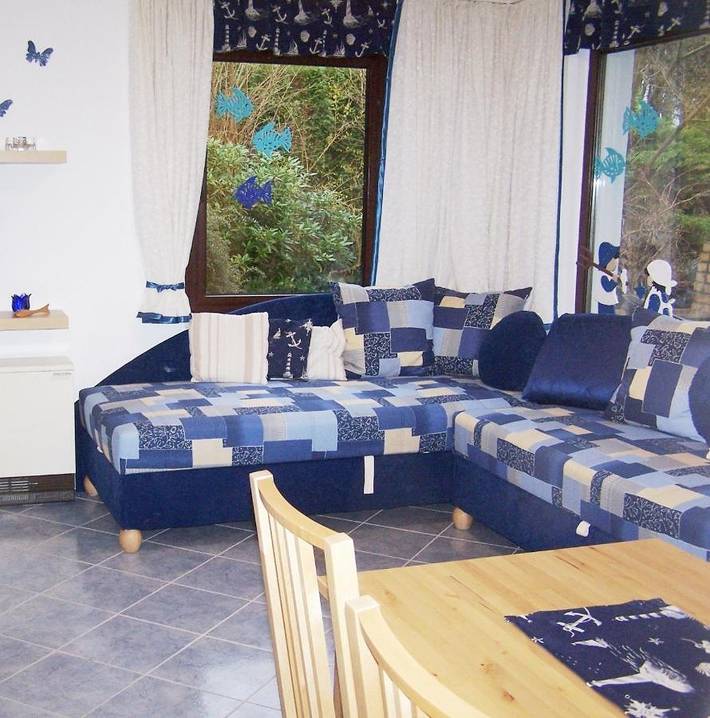 Bungalow für 3 Personen, mit Balkon und Terrasse sowie Garten