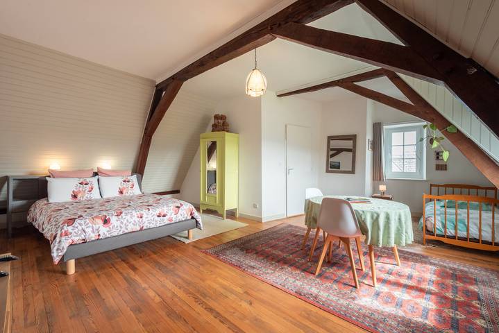 Chambre d’hôte pour 3 personnes, avec jardin