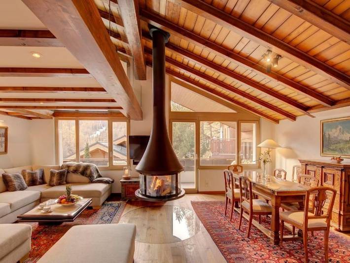 Hütte für 6 Personen, mit Balkon in Zermatt - 4