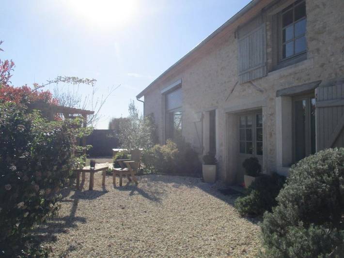 Chambre d’hôte pour 4 personnes, avec jardin dans le Cher