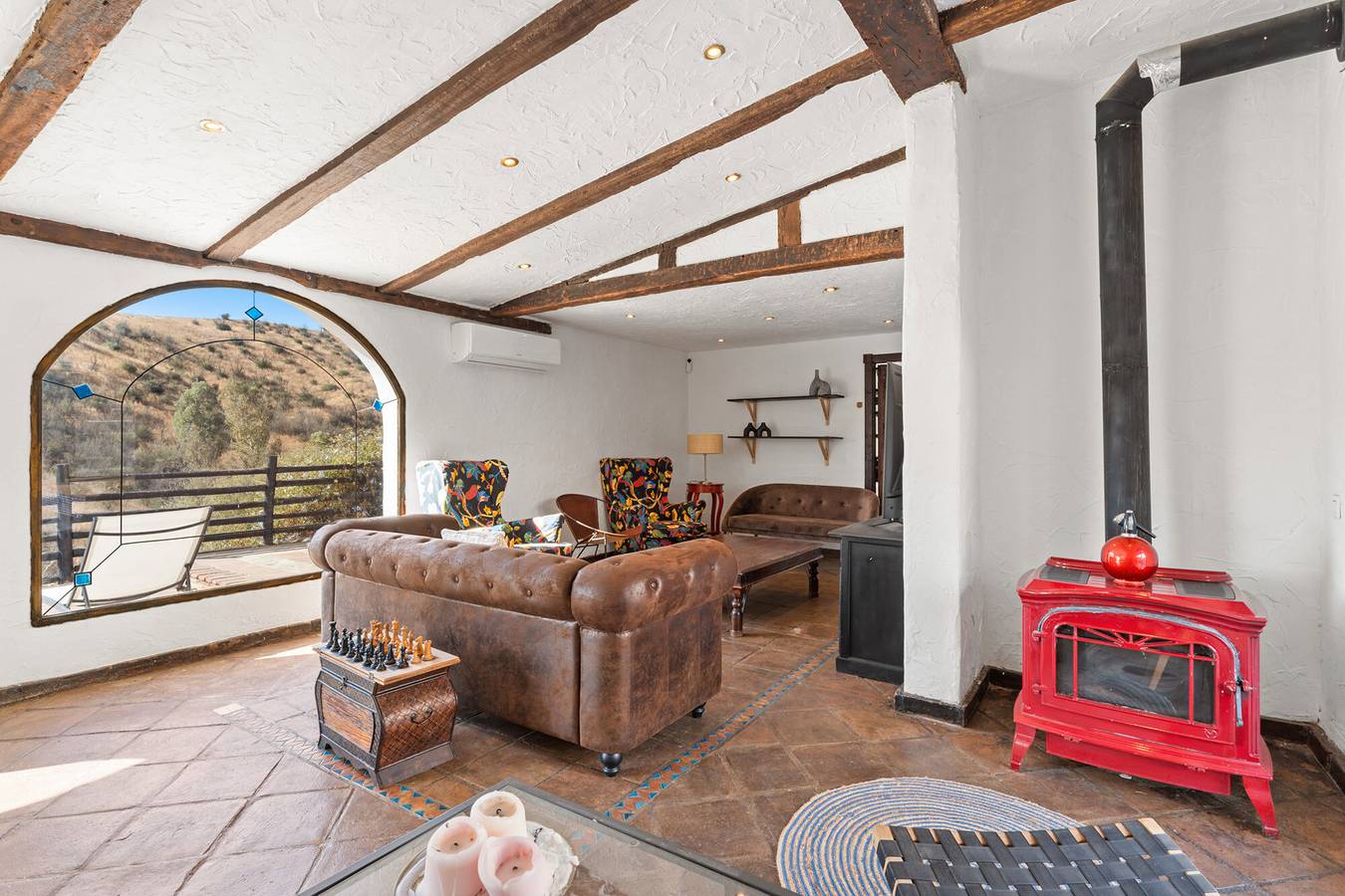 Landhaus 'Costa Del Sol Retreat' mit Bergblick, Wlan und Klimaanlage in Mijas, Costa del Sol