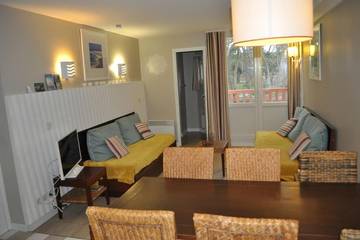 Gîte pour 4 personnes, avec balcon et piscine dans Parc équestre du Touquet Paris-Plage