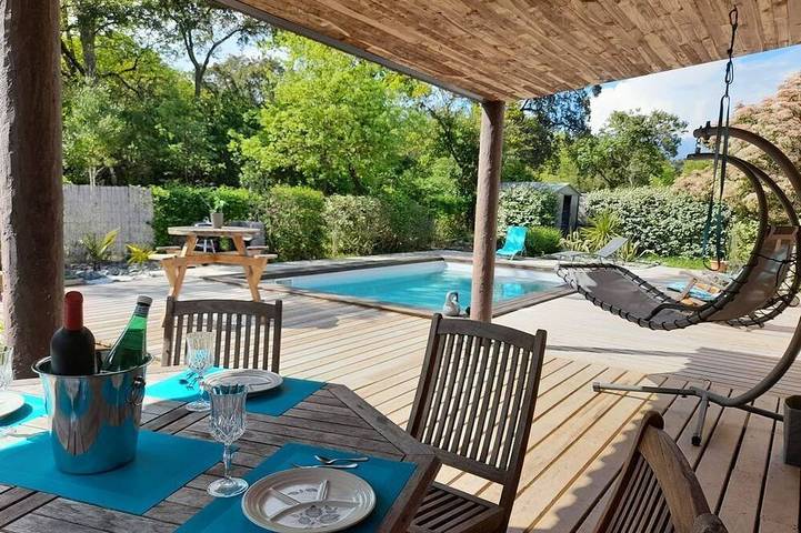 Villa pour 6 personnes, avec jardin et terrasse, animaux acceptés