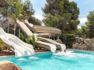 Mobil home pour 4 personnes, avec bassin pour enfant à Sant Pere de Ribes