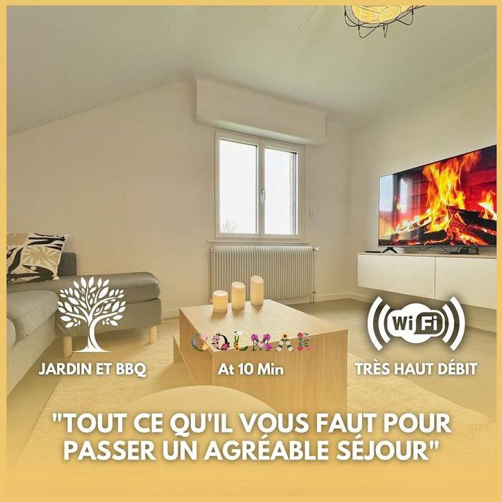 Gîte pour 4 personnes, avec Vue à Logelheim