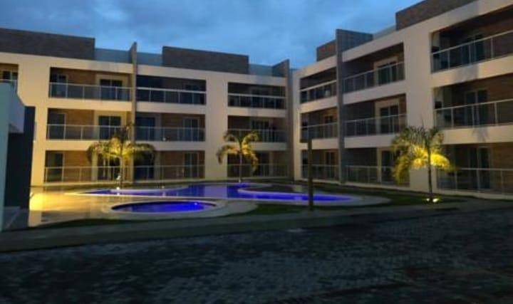 Casas e apartamentos de temporada para 7 pessoas, com vista e piscina e ainda jardim, com animais de estimação na Praia do Francês