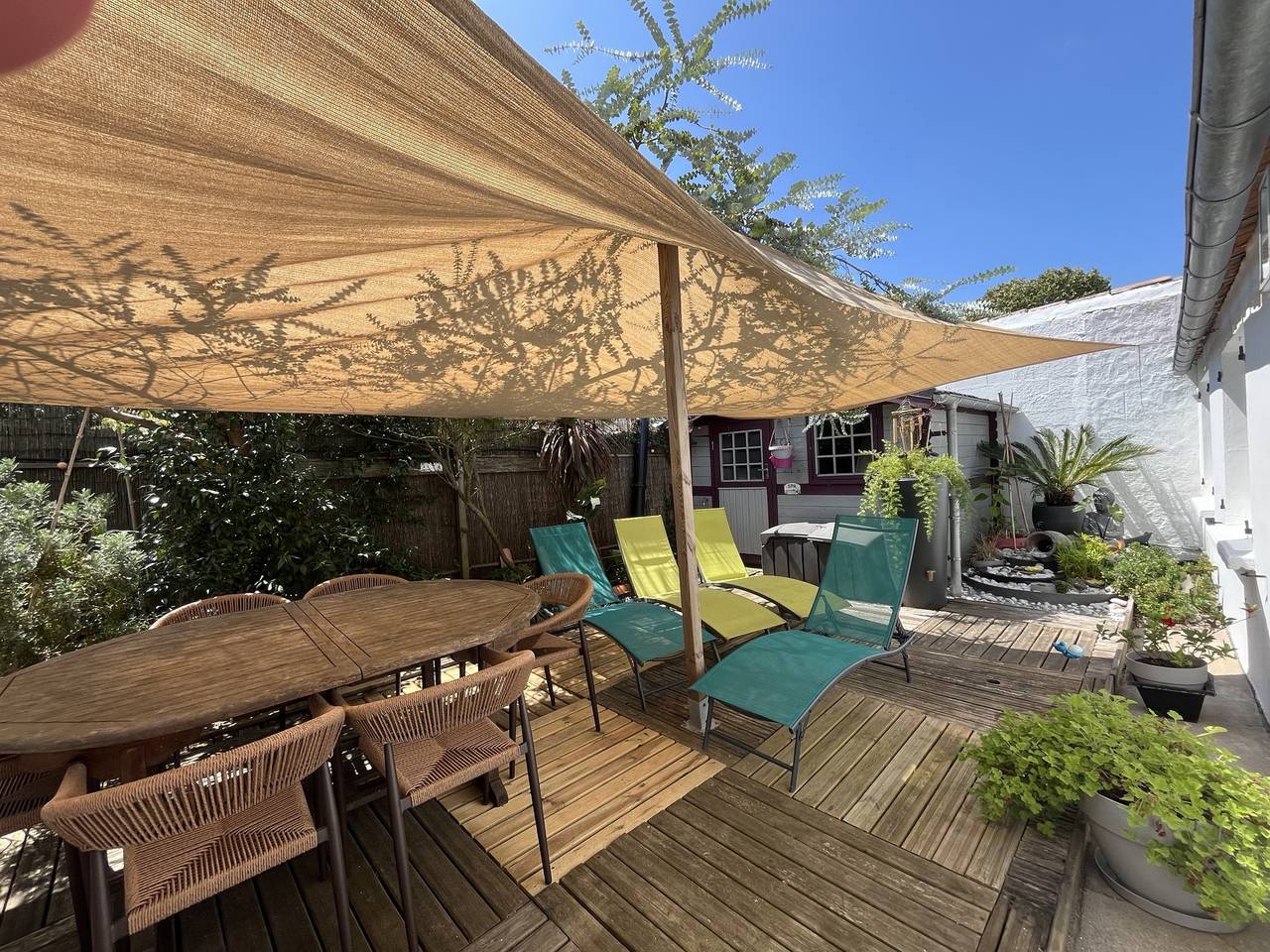 Casa de Vacaciones 'Au Coeur Du Fief Naton' con Terraza Privada y Jardín Privativo in Le Château-d'Oléron, Côte de Beauté
