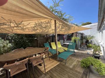 Gîte pour 4 personnes, avec jardin, adapté aux familles à Le Château-d'Oléron