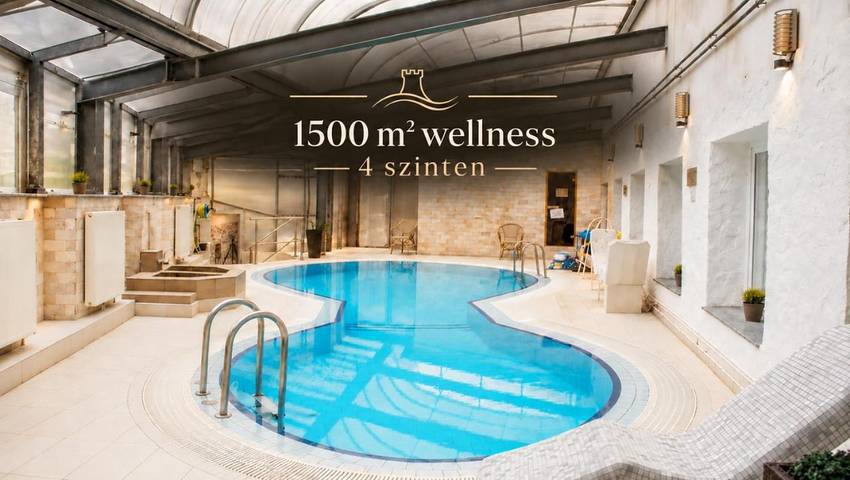 Hotel dla 2 osób, z Jacuzzi i Taras oraz Basen i Sauna w Miszkolc