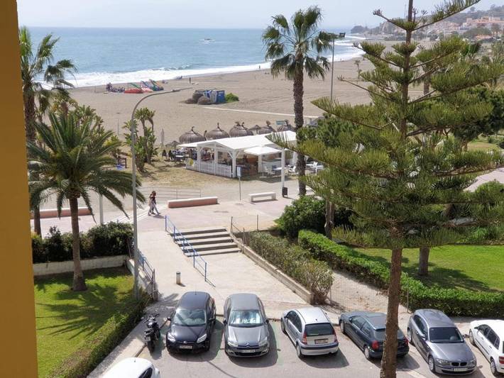 Apartamento para 5 personas, con jardín y piscina además de balcón y vistas en Playa de la Cala del Moral